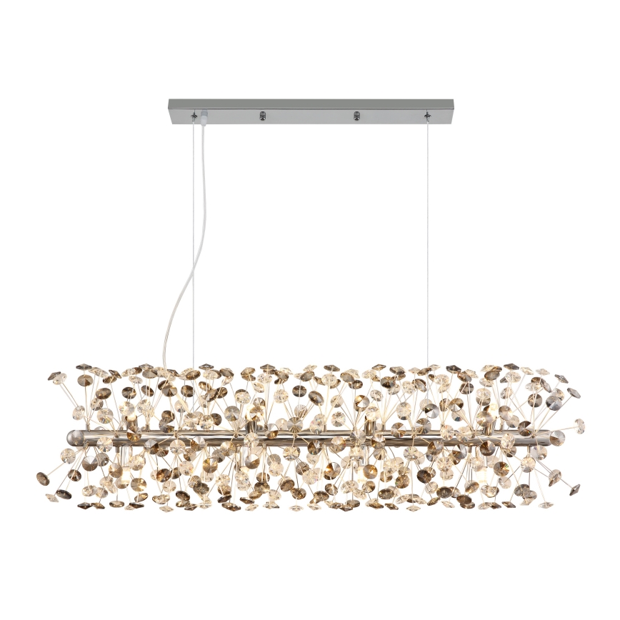 Globo - LED люстра на тросі 12xG9/3,5W/230V полірований хром