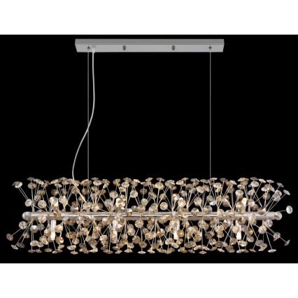 Globo - LED люстра на тросі 12xG9/3,5W/230V полірований хром