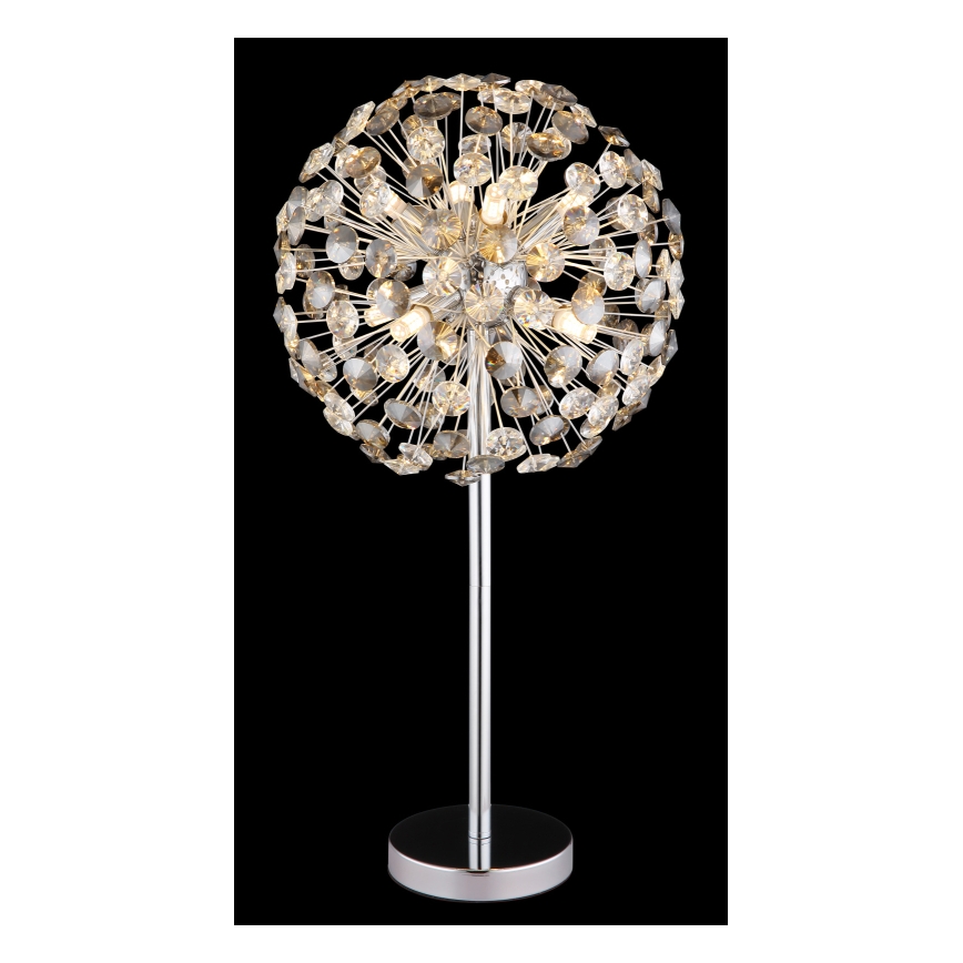 Globo - Светодиодная настольная лампа 8xG9/3,5W/230V блестящий хром