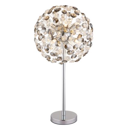 Globo - Светодиодная настольная лампа 8xG9/3,5W/230V блестящий хром