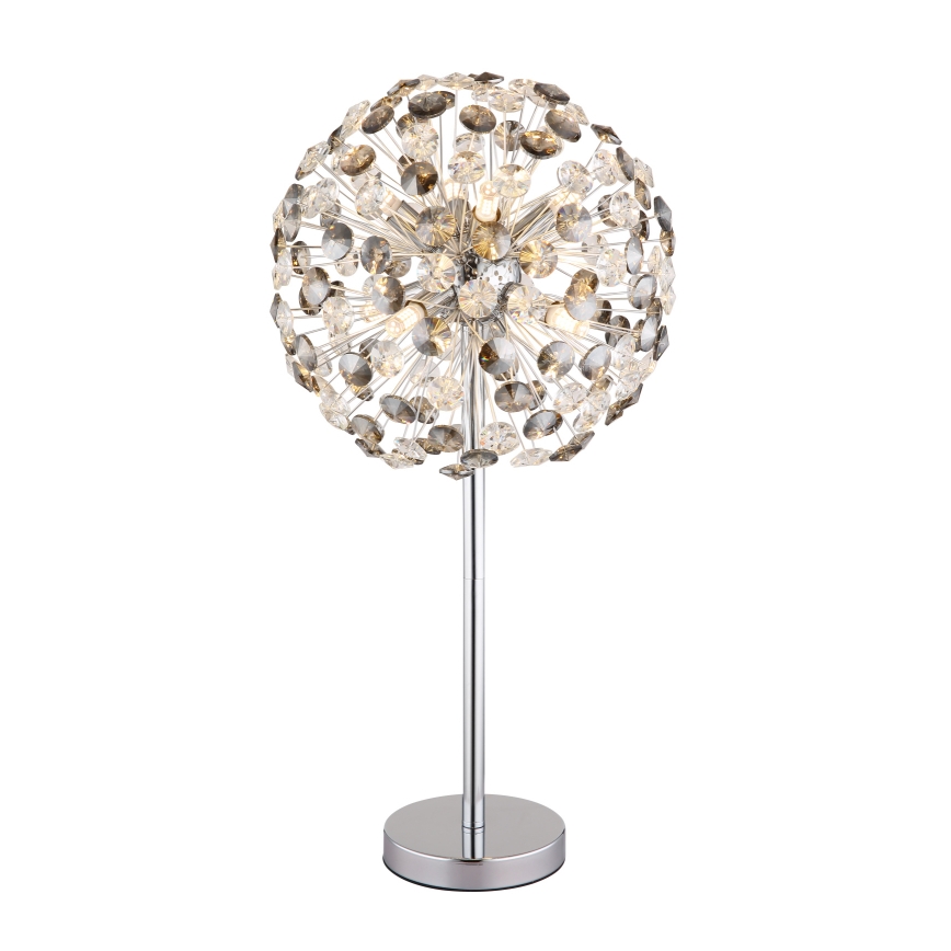 Globo - Светодиодная настольная лампа 8xG9/3,5W/230V блестящий хром