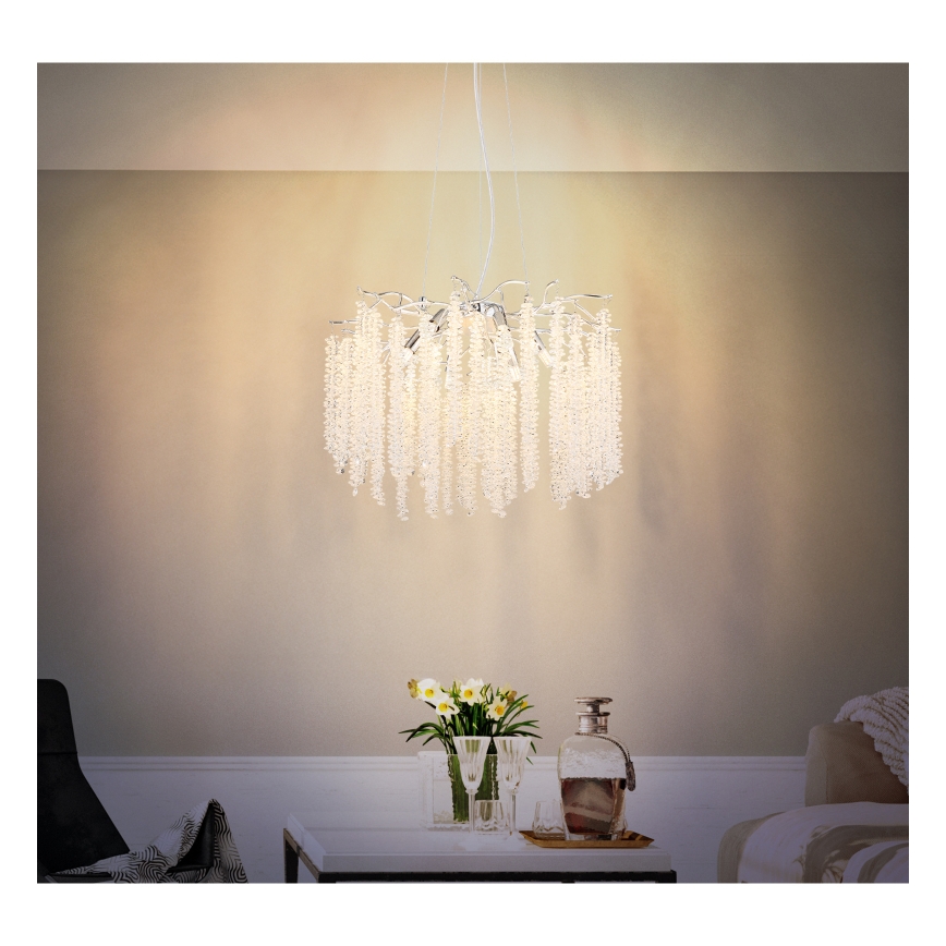 Globo - LED люстра на тросе 6xG9/8W/230V