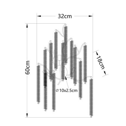 Globo - Настенный LED‑светильник 3xG9/8W/230V