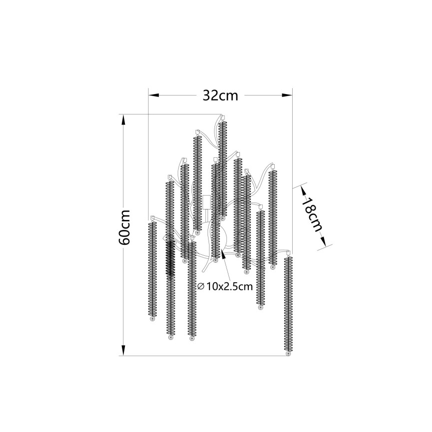 Globo - Настенный LED‑светильник 3xG9/8W/230V