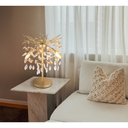 Globo - настільна лампа 3xE14/40W/230V, золота