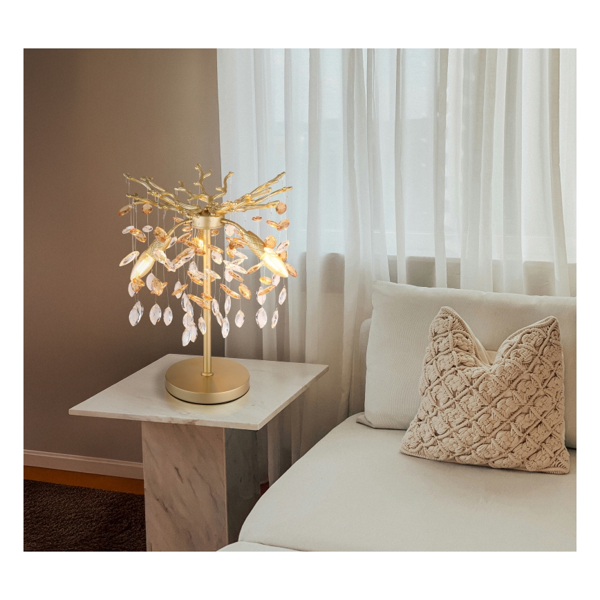 Globo - настільна лампа 3xE14/40W/230V, золота