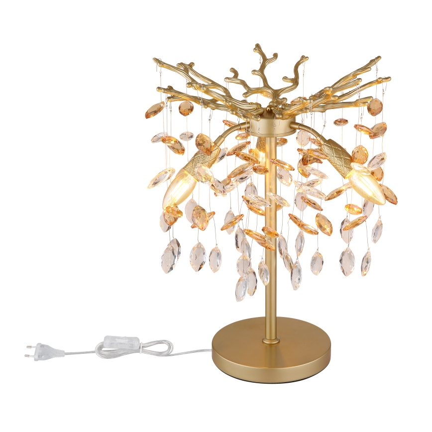 Globo - настільна лампа 3xE14/40W/230V, золота