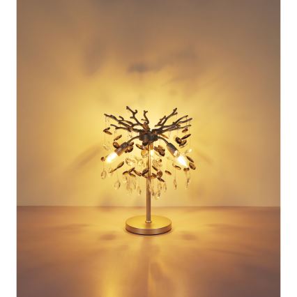 Globo - Настільна лампа 3xE14/40W/230V срібляста