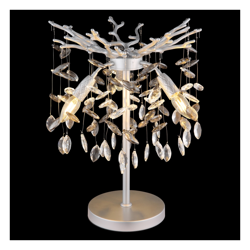 Globo - Настольная лампа 3xE14/40W/230V серебристая