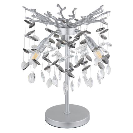 Globo - Настольная лампа 3xE14/40W/230V серебристая