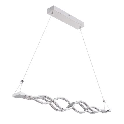 Globo - Світлодіодна підвісна люстра з регульованою яскравістю 1xLED/30W/230V + дистанційне керування