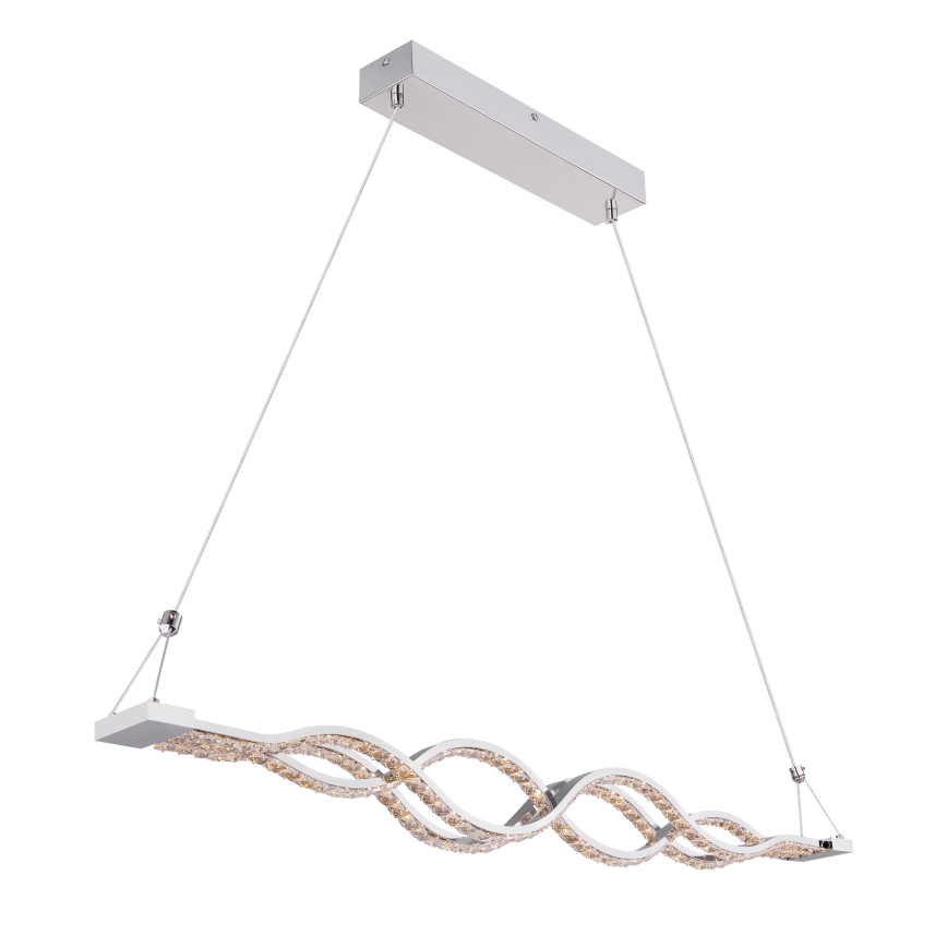 Globo - Світлодіодна підвісна люстра з регульованою яскравістю 1xLED/30W/230V + дистанційне керування