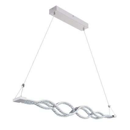 Globo - Світлодіодна підвісна люстра з регульованою яскравістю 1xLED/30W/230V + дистанційне керування