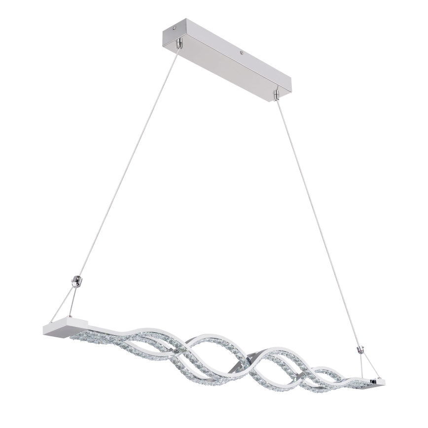 Globo - Світлодіодна підвісна люстра з регульованою яскравістю 1xLED/30W/230V + дистанційне керування