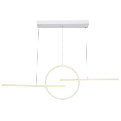 Globo - Світлодіодна підвісна люстра з регульованою яскравістю LED/50W/230V + дистанційне керування