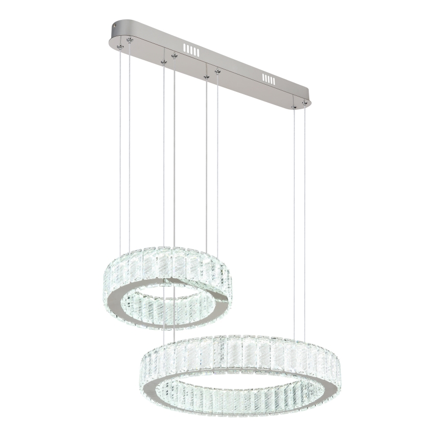Globo - Светодиодная подвесная люстра с регулированием яркости LED/80W/230V 2700-6000K + дистанционное управление