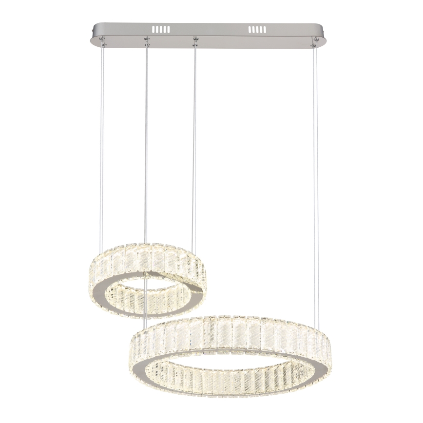 Globo - Светодиодная подвесная люстра с регулированием яркости LED/80W/230V 2700-6000K + дистанционное управление