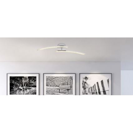 Globo - Пристельова LED люстра для ванної 2xLED/6W/230V IP44