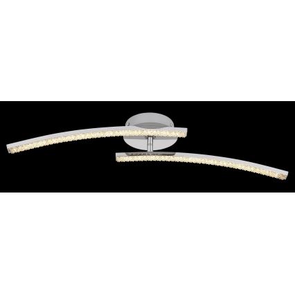 Globo - Пристельова LED люстра для ванної 2xLED/6W/230V IP44