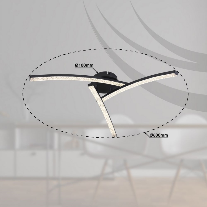 Globo - Светодиодная припотолочная люстра LED/18W/230V 2700/4000/6000K