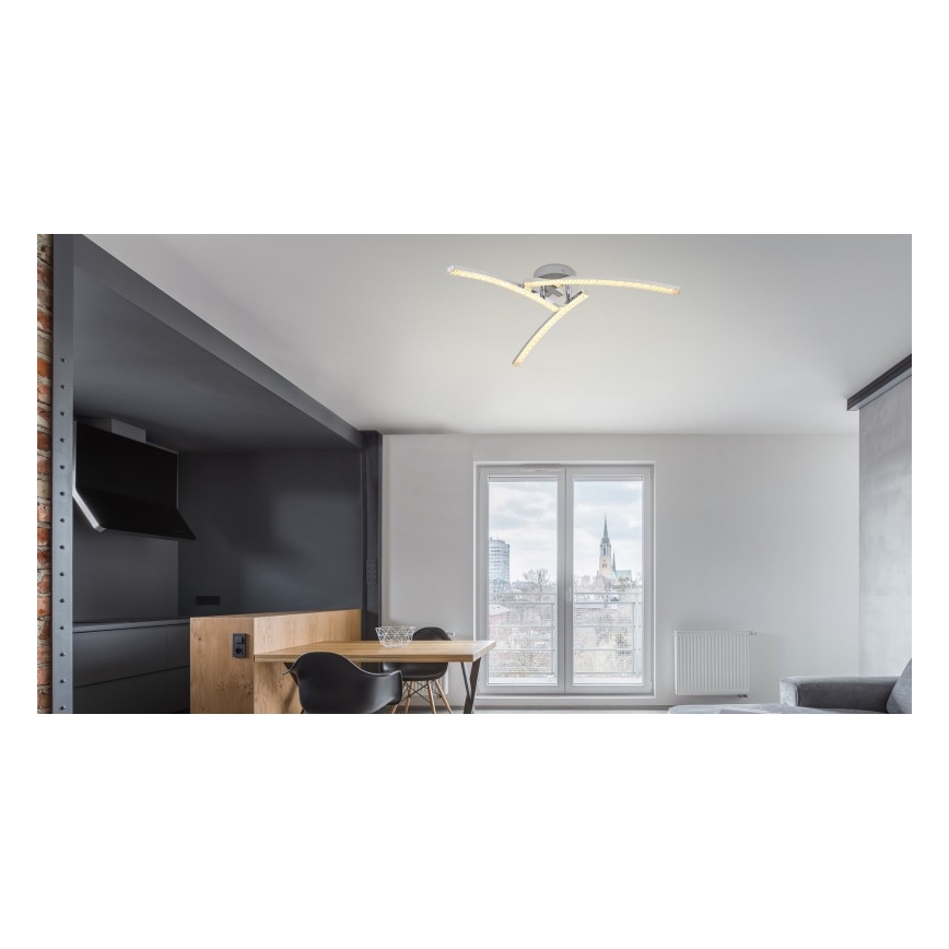 Globo - Пристельова LED люстра для ванної 3xLED/6W/230V IP44
