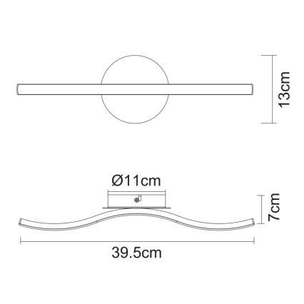 Globo - Стельовий LED світильник LED/6W/230V