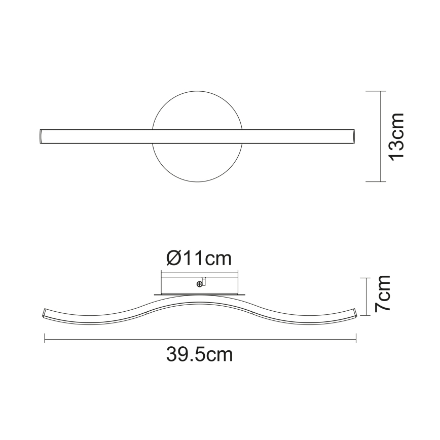 Globo - Стельовий LED світильник LED/6W/230V