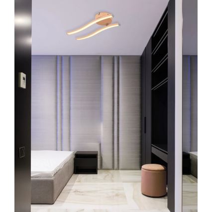 Globo - Пристельова LED люстра LED/12W/230V 3000K помаранчевий