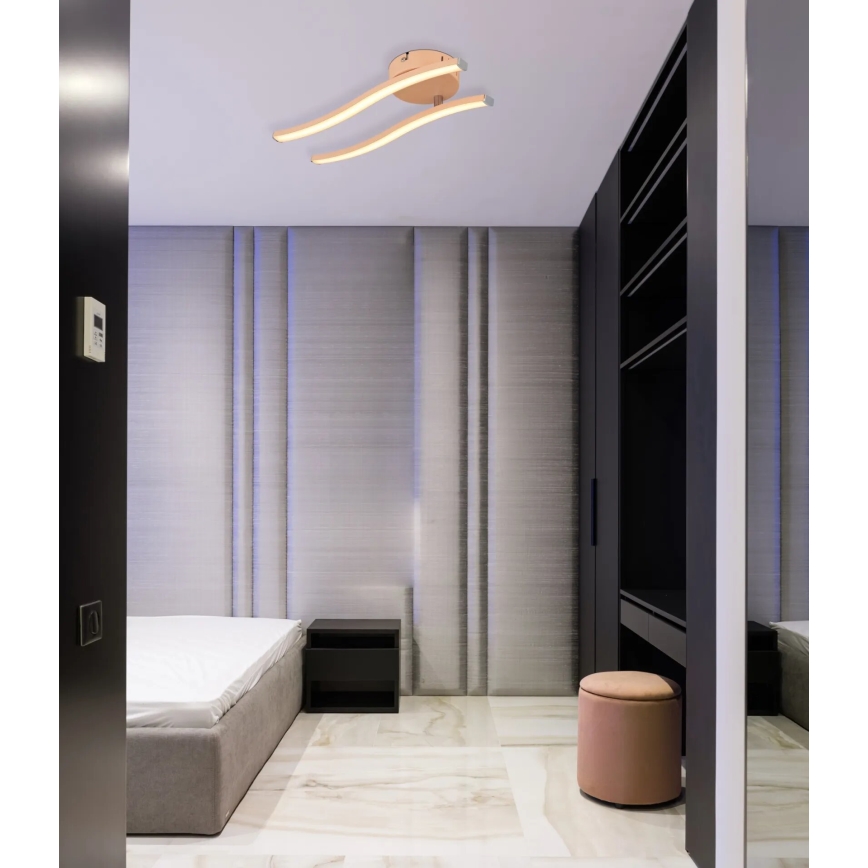 Globo - Пристельова LED люстра LED/12W/230V 3000K помаранчевий