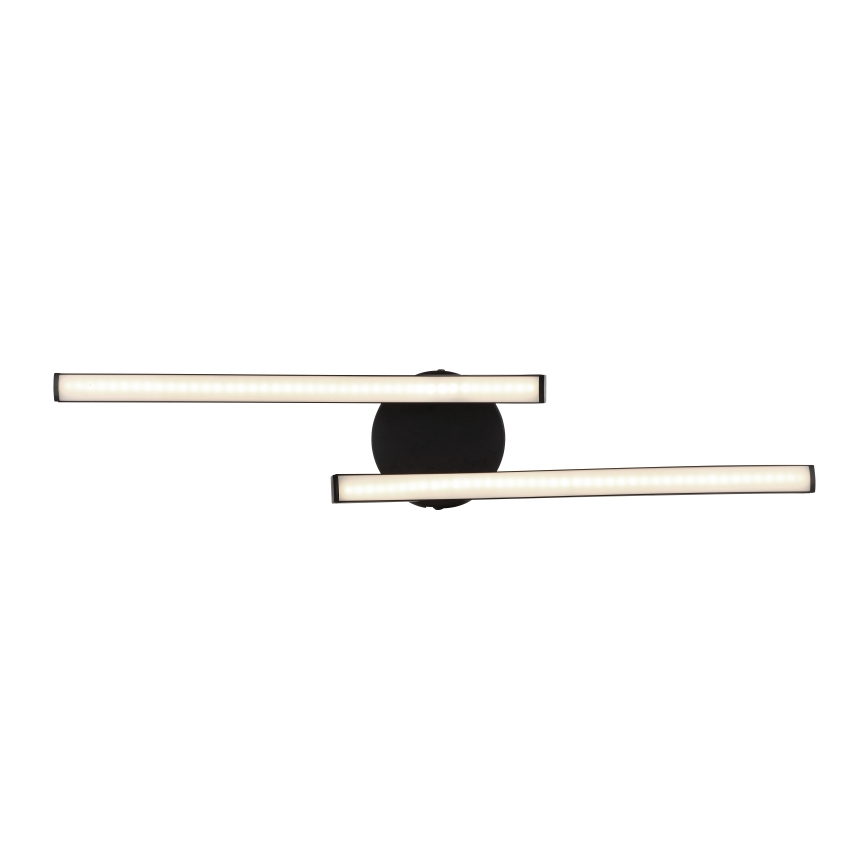 Globo - Светодиодный потолочный светильник 2xLED/6W/230V черный