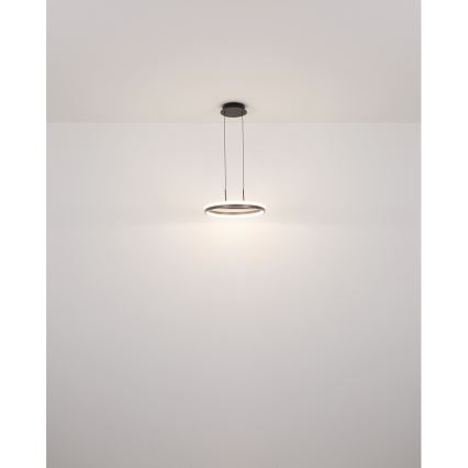 Globo - Светодиодная подвесная люстра LED/40W/230V 3000/4000/6000K диаметр 39,7 см коричневый