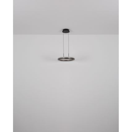 Globo - Светодиодная подвесная люстра LED/40W/230V 3000/4000/6000K диаметр 39,7 см коричневый