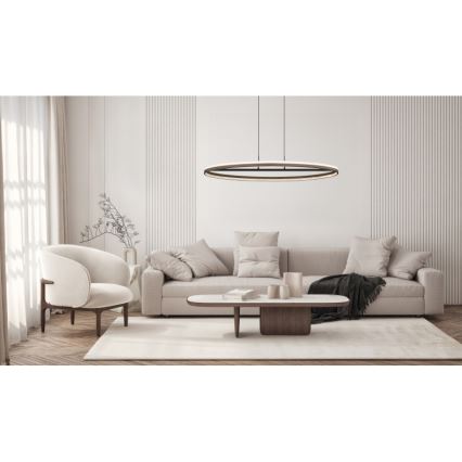 Globo - Светодиодная подвесная люстра LED/60W/230V 3000/4000/6000K коричневый