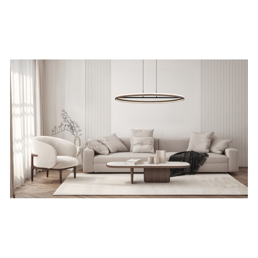 Globo - Светодиодная подвесная люстра LED/60W/230V 3000/4000/6000K коричневый