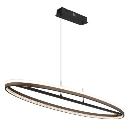 Globo - Светодиодная подвесная люстра LED/60W/230V 3000/4000/6000K коричневый
