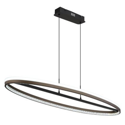 Globo - Светодиодная подвесная люстра LED/60W/230V 3000/4000/6000K коричневый