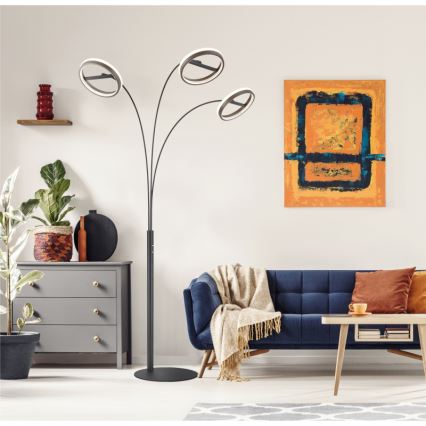 Globo - Диммируемый сенсорный напольный светильник LED/48W/230V 3000/4000/6000K