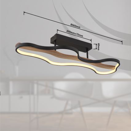 Globo - Пристельова LED люстра LED/30W/230V