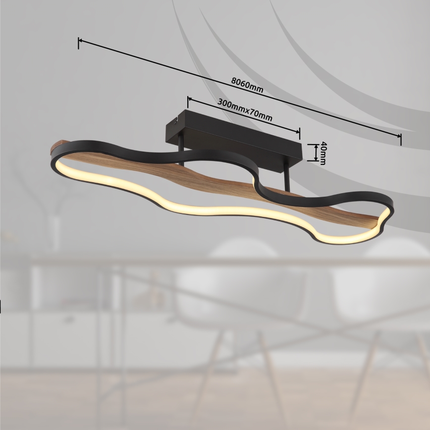 Globo - Пристельова LED люстра LED/30W/230V