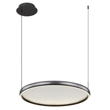 Globo - Світлодіодна підвісна люстра з регулюванням яскравості LED/36W/230V 2700-6000K чорний + пульт дистанційного керування