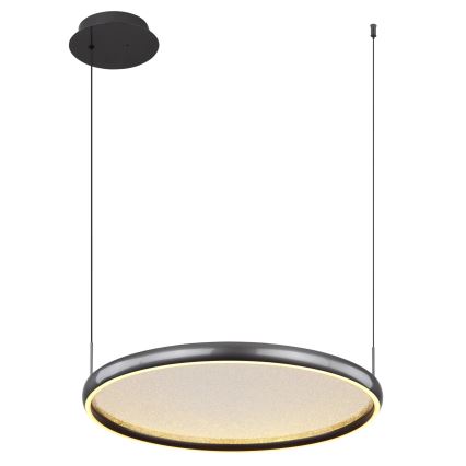 Globo - Світлодіодна підвісна люстра з регулюванням яскравості LED/36W/230V 2700-6000K чорний + пульт дистанційного керування