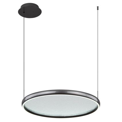 Globo - Світлодіодна підвісна люстра з регулюванням яскравості LED/36W/230V 2700-6000K чорний + пульт дистанційного керування