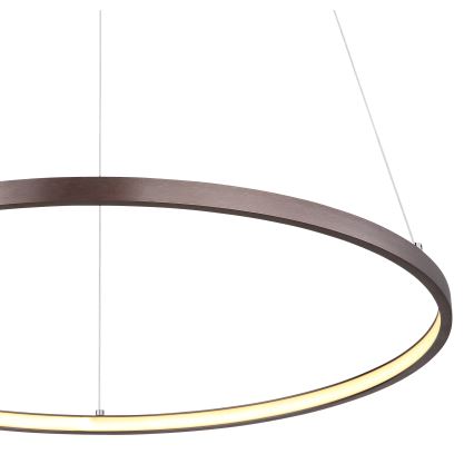 Globo - Светодиодная подвесная люстра LED/29W/230V коричневая