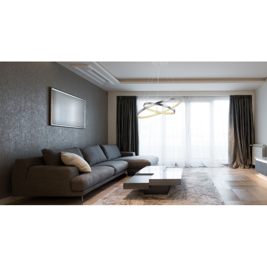 Globo - Светодиодная регулируемая люстра на тросе 2xLED/21W/230V