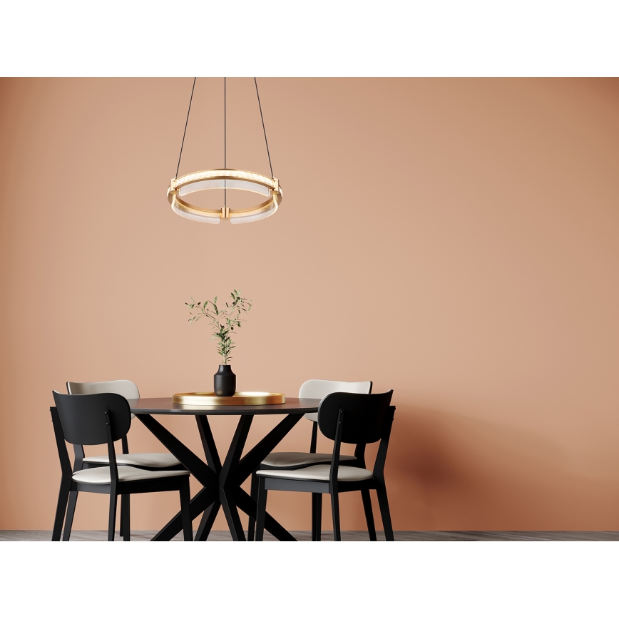 Globo - LED С регулированием яркости хрусталь люстра подвесная LED/36W/230V 2700K-6000K + дистанционное управление