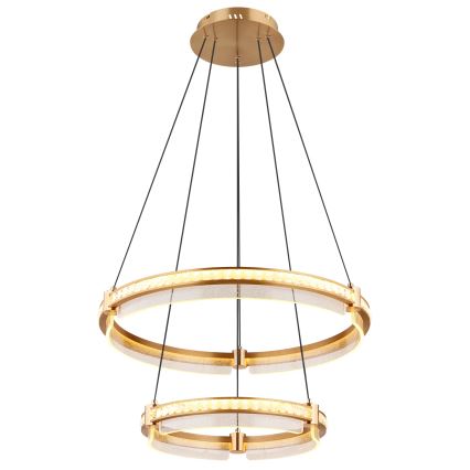 Globo - LED Кришталева підвісна люстра з регулюванням яскравості LED/78W/230V 2700K-6000K + пульт дистанційного керування