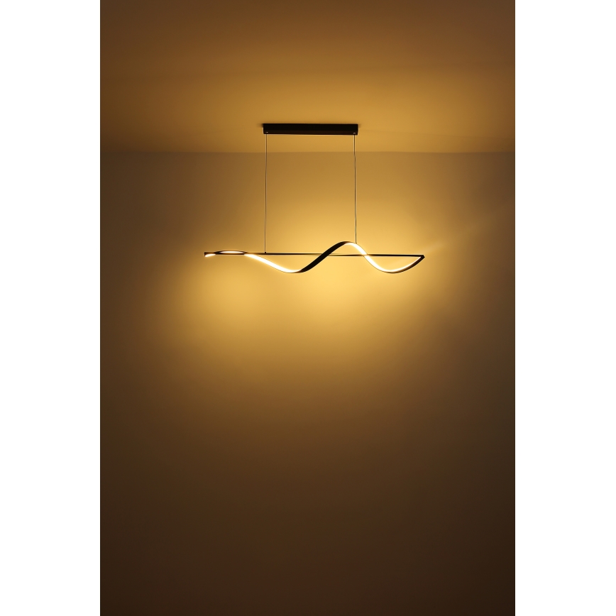 Globo - Світлодіодна підвісна люстра LED/24W/230V 3000K чорний