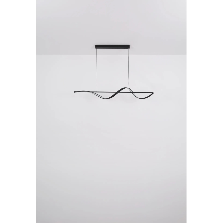 Globo - Світлодіодна підвісна люстра LED/24W/230V 3000K чорний