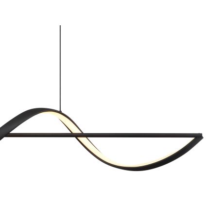 Globo - Світлодіодна підвісна люстра LED/24W/230V 3000K чорний