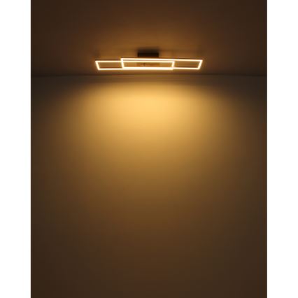 Globo - Светодиодный потолочный светильник LED/30W/230V 3000K 60x80 см черный